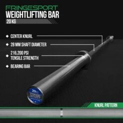 Fringe Sport Olympic Weightlifting Barbell -The Fitness Equipment Store 0d0fd7c6e093f7b804fa0150b875b868 5d0a74a14b7a6
