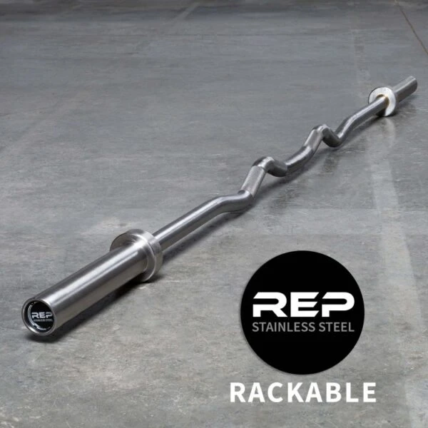 REP Rackable EZ Curl Barbell 3 REP Rackable EZ Curl Barbell