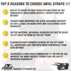 Anvil Fitness Lifting Straps -The Fitness Equipment Store 6be93f7a96fed60c477d30ae1de032fd 5d0a757917f76 600x600 1