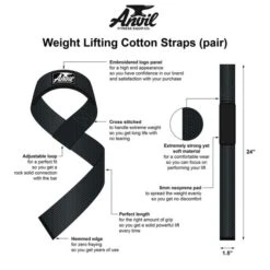 Anvil Fitness Lifting Straps -The Fitness Equipment Store 6be93f7a96fed60c477d30ae1de032fd 5d0a75791d717 600x600 1