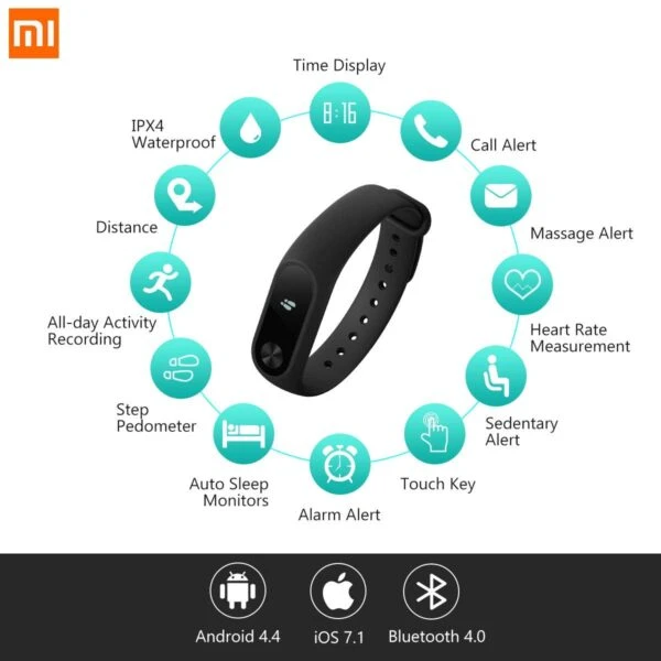 Xiaomi Mi Band 2 Fitness Tracker 7 Xiaomi Mi Band 2 Fitness Tracker - Image 5