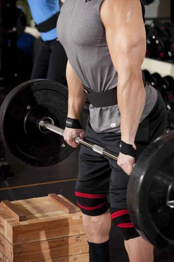 Harbinger Red Line Knee Wraps 4 Harbinger Red Line Knee Wraps - Image 2