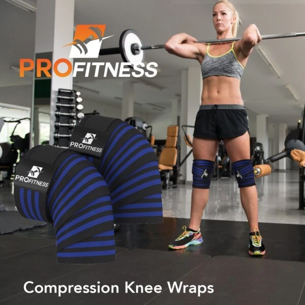 ProFitness Knee Wraps 4 ProFitness Knee Wraps - Image 2