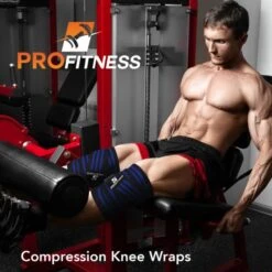 ProFitness Knee Wraps 10 ProFitness Knee Wraps -The Fitness Equipment Store a424ed4bd3a7d6aea720b86d4a360f75 5d0a752632abc 600x600 1