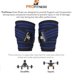 ProFitness Knee Wraps 13 ProFitness Knee Wraps -The Fitness Equipment Store a424ed4bd3a7d6aea720b86d4a360f75 5d0a75264ddee 600x600 1
