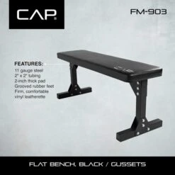 CAP Barbell Flat Utility Weight Bench -The Fitness Equipment Store b427426b8acd2c2e53827970f2c2f526 5d0a757766668 600x600 1