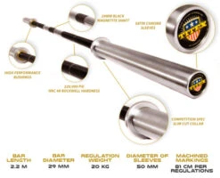 Titex Competition Bar 7 Titex Competition Bar -The Fitness Equipment Store dd17e652cd2a08fdb8bf7f68e2ad3814 5d0a75876dd0f 600x485 1