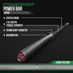 Fringe Sport Power Barbell 15 Fringe Sport Power Barbell -The Fitness Equipment Store f4f6dce2f3a0f9dada0c2b5b66452017 5d0a74a10d690